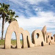 Playa de la Malagueta Strand Malaga