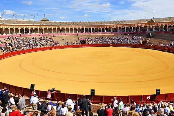 Plaza de toros stierenvechten Sevilla Plaza de toros stierenvechten Sevilla